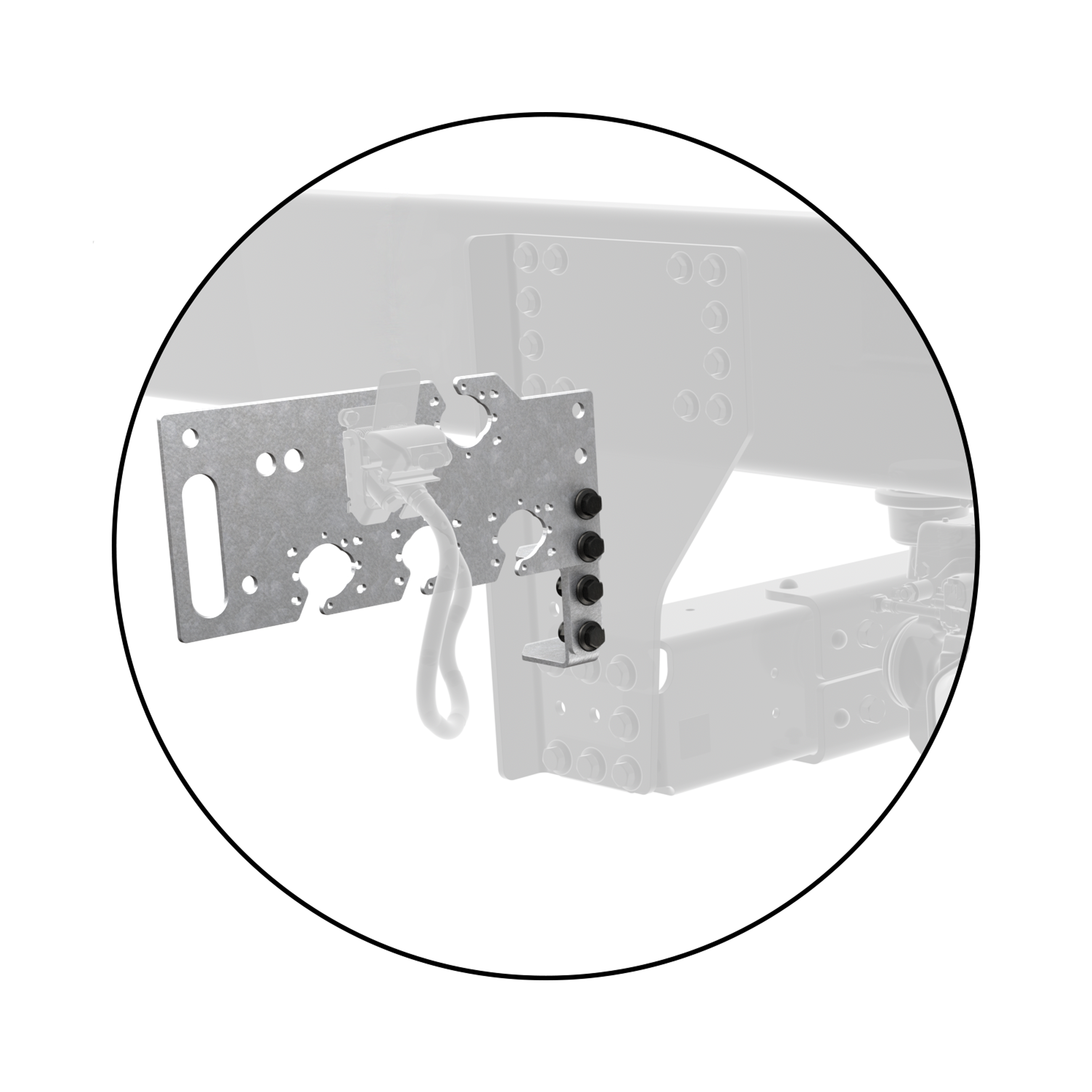 Wspornik złącza zasilającego