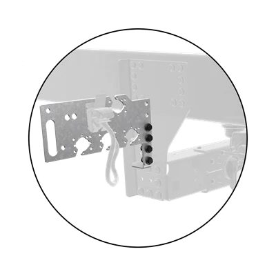 Supply connector bracket