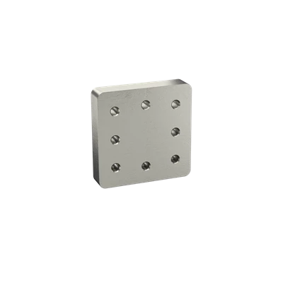 Fastening plate type 440 and 470   
(162x162 - 8 holes)